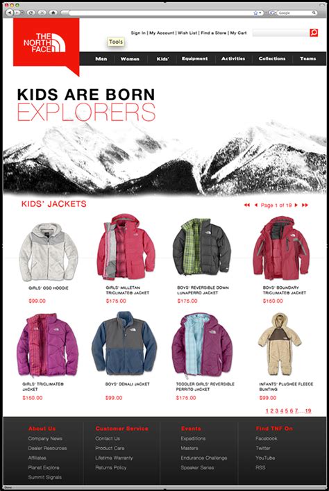 the north face website